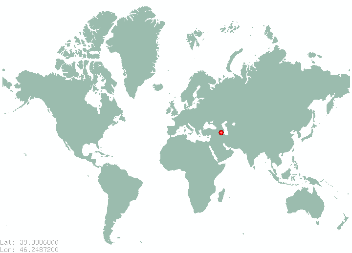 Atsivegher in world map